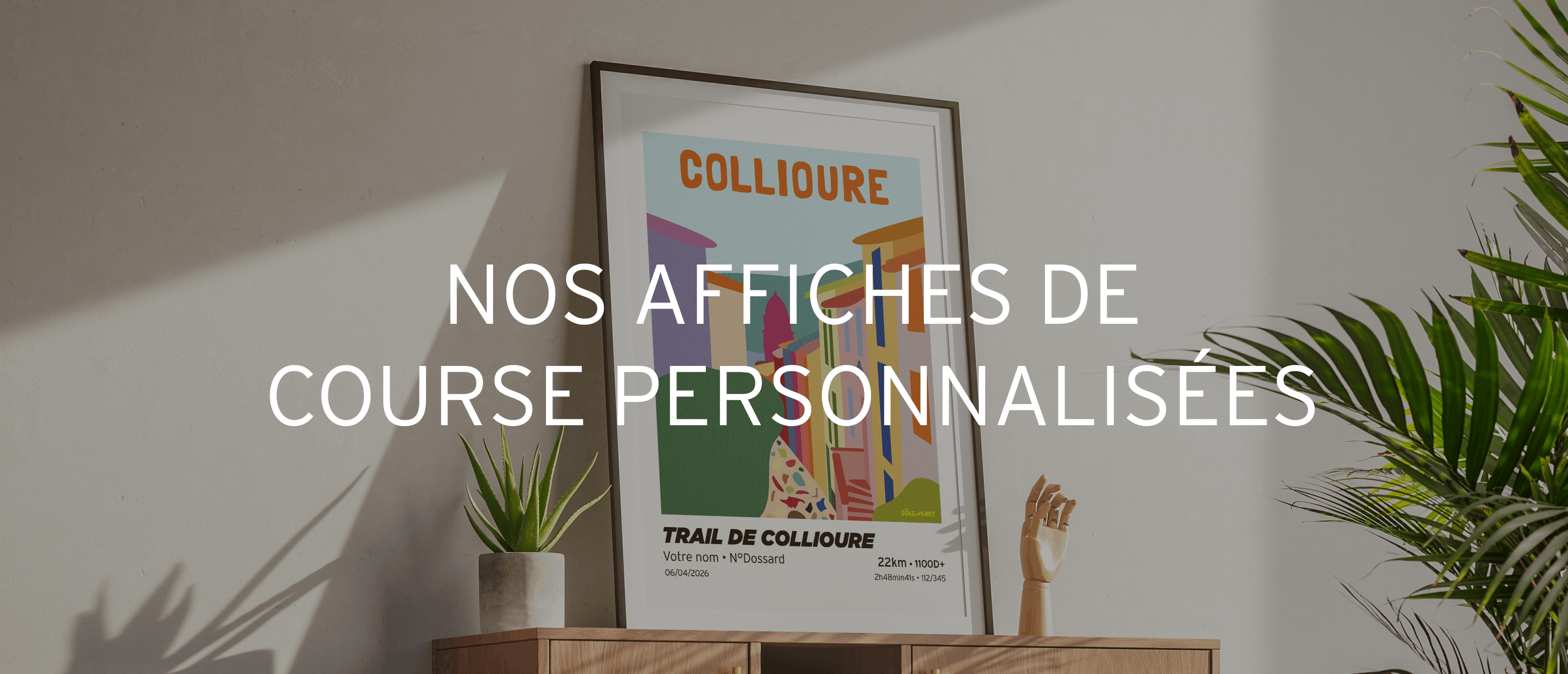 Nos affiches de courses personnalisées